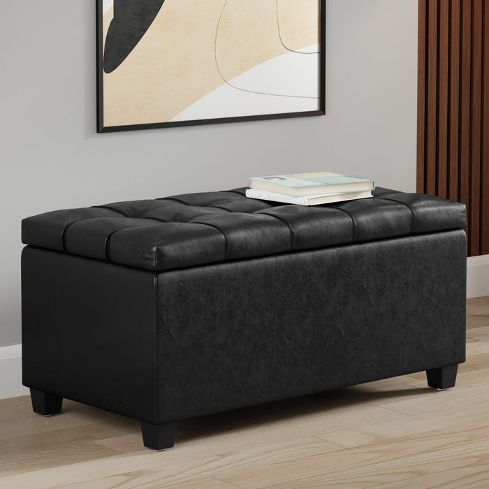 Sienna - Transitional Storage Ottoman Bench