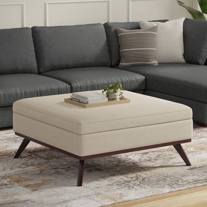 Owen - Multifunctional Square Coffee Table Storage Ottoman